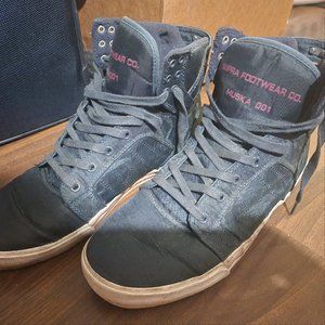 Supra Skytop Dark Blue and Pink